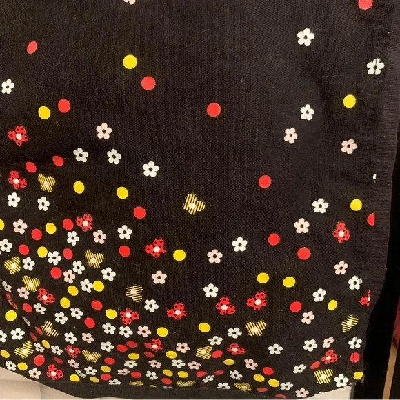 Marc Jacobs Fragrances Floral Cosmetic Tote Fabric Bag Black - Picture 4 of 8